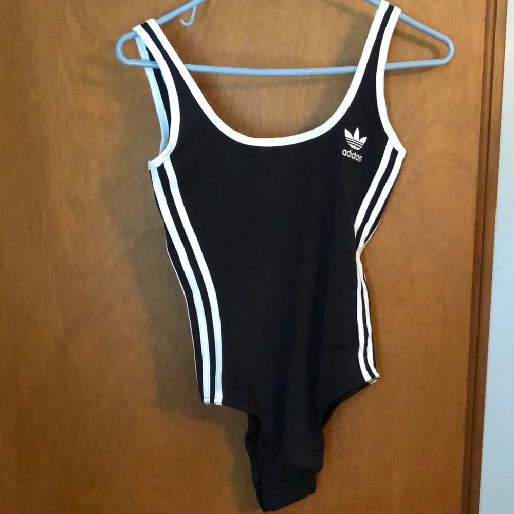 Brand New with tags small black Adidas bodysuit